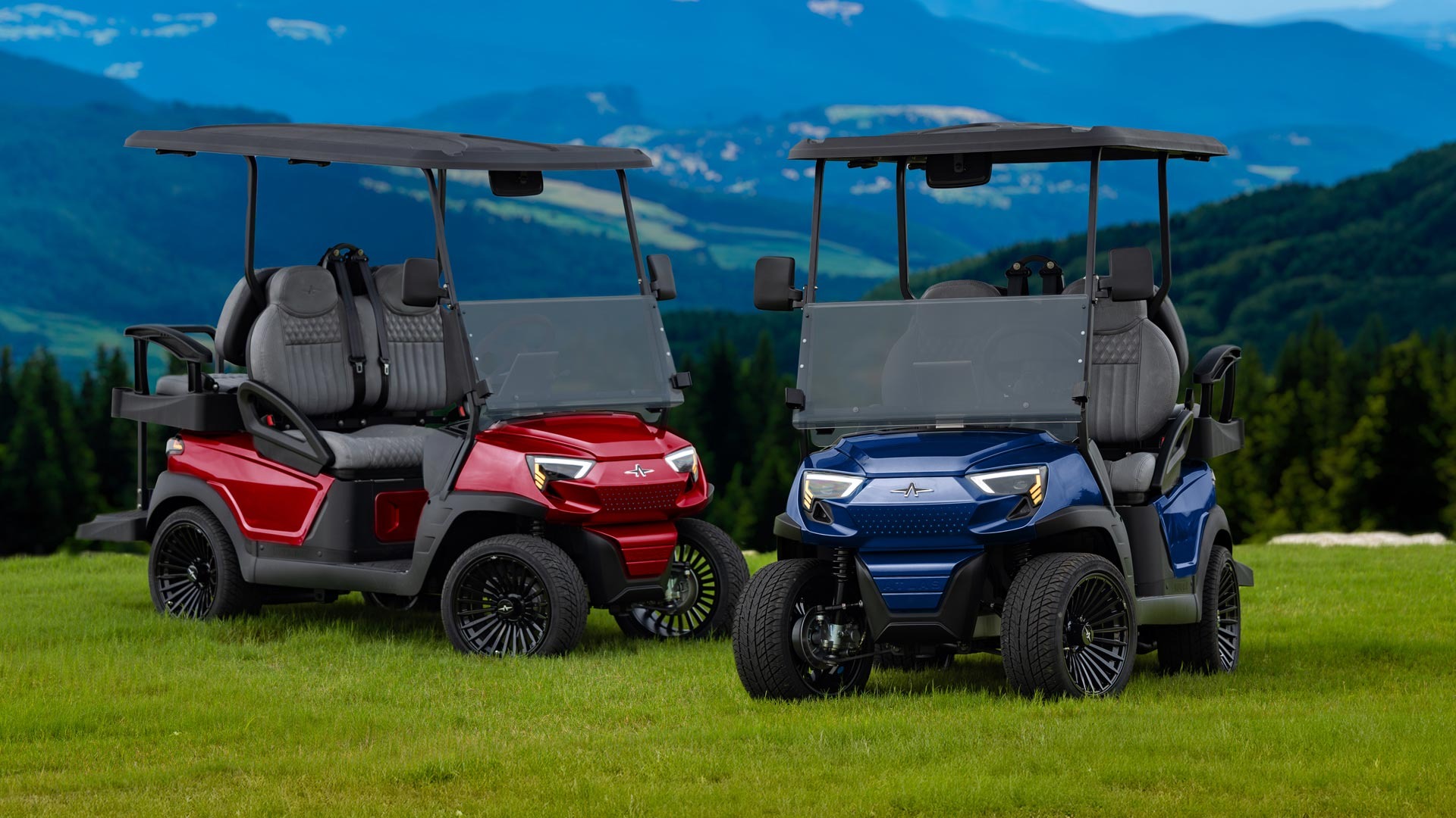 Two Atlas carts in landscape scenery