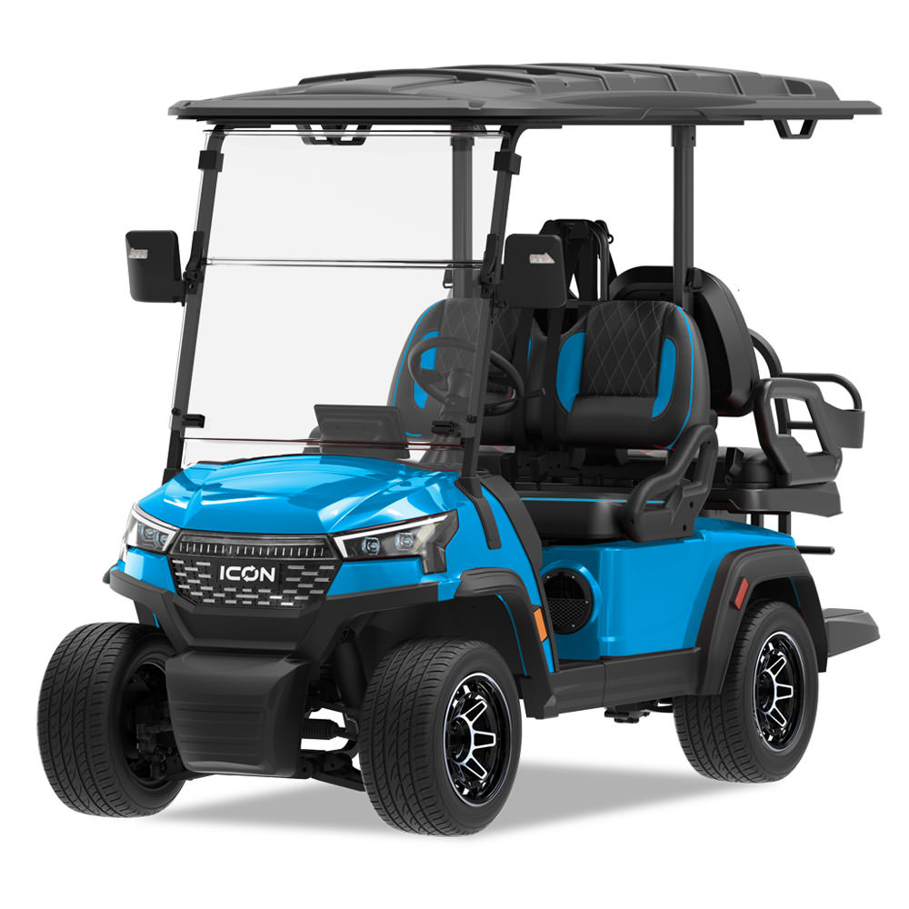 ICON i40X — Blue 4-passenger, studio shot