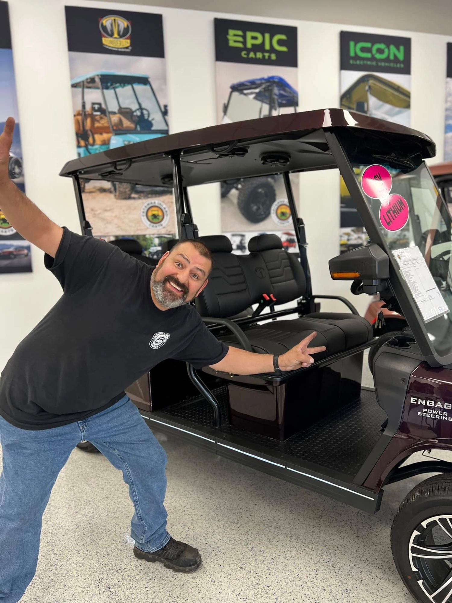Catawba team member with a Tomberlin Engage